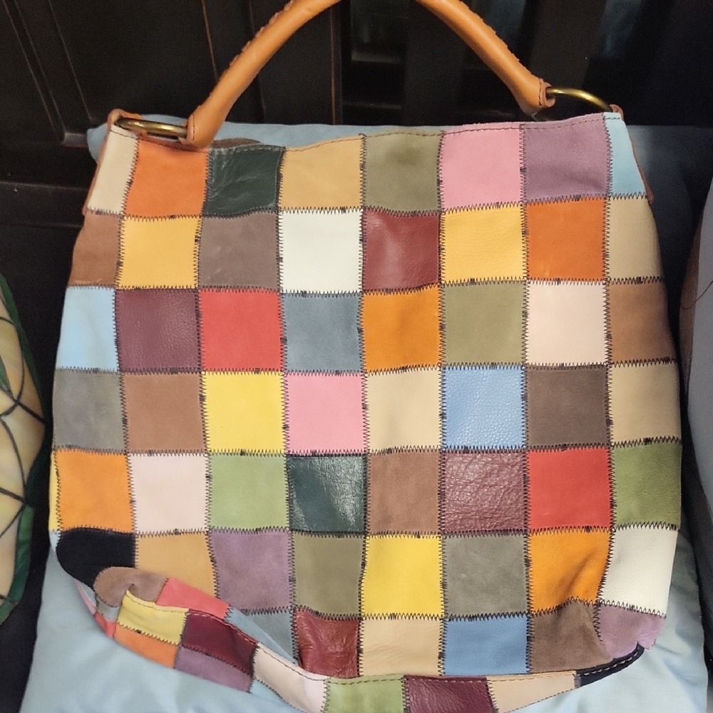 Patchwork Multicolor Tote Bag